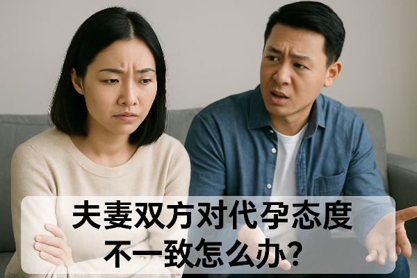 夫妻双方对代孕态度不一致怎么办